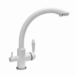 Смеситель для кухни Seaman Barcelone SSL-5382-SG (Snow Glossy) - Белый глянцевый