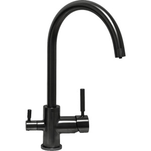 Смеситель для кухни Seaman Barcelone SSL-5385-DG (Dark Gun, PVD, satin) - Тёмная оружейная сталь