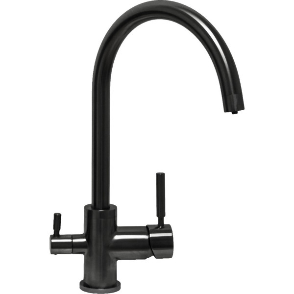 Смеситель для кухни Seaman Barcelone SSL-5385-DG (Dark Gun, PVD, satin) - Тёмная оружейная сталь