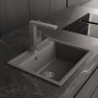 Кухонная мойка ABBER Quarz AQ2902G серый