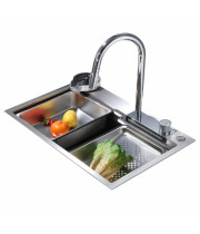 Кухонная мойка ABBER Wasser Kreis AF2194 хром