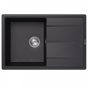Кухонная мойка ABBER Quarz AQ2904B черная