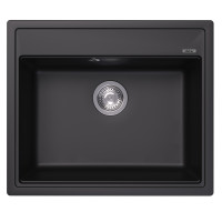 Кухонная мойка ABBER Quarz AQ2902B черная Кухонная мойка ABBER Quarz AQ2902B черная
