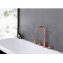 Смеситель ABBER Wasser Kreis AF8113RG на борт ванны, розовое золото