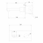 Смеситель ABBER Rund AF8712 для раковины скрытого монтажа, хром