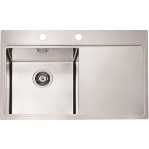 Мойка для кухни Alveus Pure 40L KMB, чаша слева, клапан-автомат