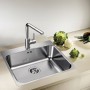 Смеситель для кухни Blanco Mila-S хром 524214 с выдвижной лейкой