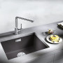 Смеситель для кухни Blanco Mila-S хром 524214 с выдвижной лейкой