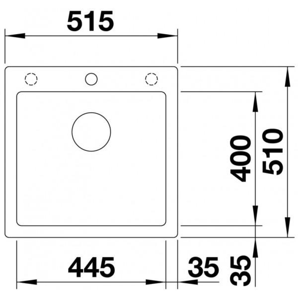 Кухонная мойка Blanco PLEON 5 белый 521672