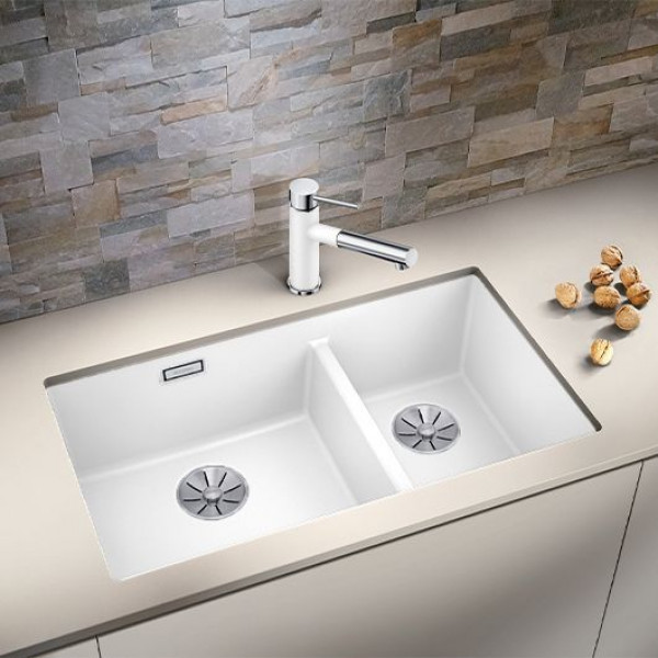 Кухонная мойка Blanco Subline 430/270-U белый 523155
