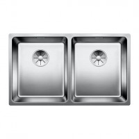 Кухонная мойка BLANCO ANDANO 340/340- U нерж. сталь зеркальная полировка 522983 Кухонная мойка BLANCO ANDANO 340/340- U нерж. сталь зеркальная полировка 522983