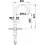 Смеситель для кухни BLANCO TRIMA 526978 вулканический серый с подключением фильтра