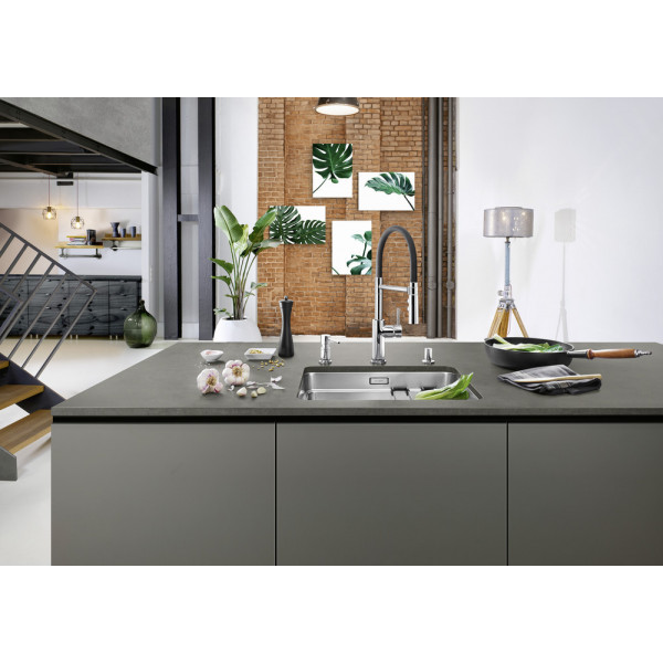 Смеситель для кухни Бланко Blanco Catris-S Flexo нержавеющая сталь 525792