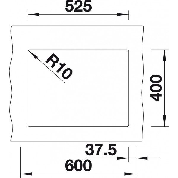 Кухонная мойка Blanco Subline 340/160-U (чаша справа) белый 523562