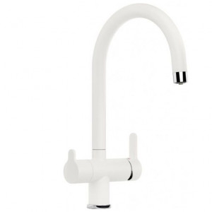 Смеситель для кухни BLANCO TRIMA белый 526268 с подключением фильтра