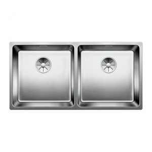 Кухонная мойка BLANCO ANDANO 400/400-U нержавеющая сталь 522987 Кухонная мойка BLANCO ANDANO 400/400-U нержавеющая сталь 522987