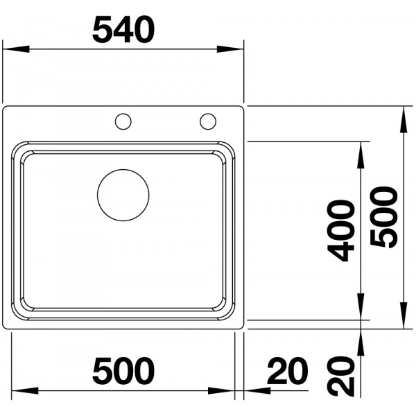 Кухонная мойка Blanco Etagon 500-IF/A 521748