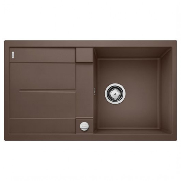 Кухонная мойка BLANCO METRA 5 S кофе 515041 клапан- автомат