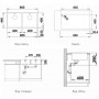 Кухонная мойка Blanco ANDANO 400/400-IF нерж. сталь зеркальная полировка 522985
