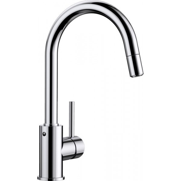 Смеситель для кухни Blanco Mida-S хром 521454 с выдвижной лейкой