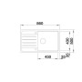 Кухонная мойка Blanco LEGRA XL 6 S белый 523328