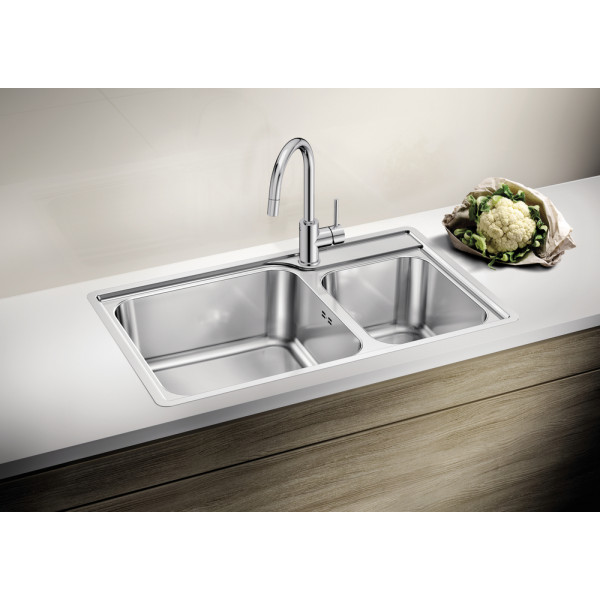 Смеситель для кухни Blanco Mida-S хром 521454 с выдвижной лейкой