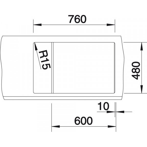 Кухонная мойка Blanco Metra 6S Compact Silgranit PuraDur кофе 515044