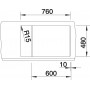 Кухонная мойка Blanco Metra 6S Compact Silgranit PuraDur кофе 515044