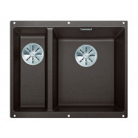 Кухонная мойка Blanco SUBLINE 340/160-U SILGRANIT кофе 523567 (чаша справа) Кухонная мойка Blanco SUBLINE 340/160-U SILGRANIT кофе 523567 (чаша справа)
