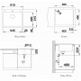 Кухонная мойка Blanco Pleon 6 темная скала 521679