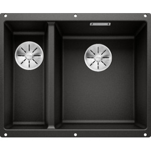 Мойка кухонная Blanco SUBLINE 340/160-U SILGRANIT PuraDur черный (чаша справа) 525986 Мойка кухонная Blanco SUBLINE 340/160-U SILGRANIT PuraDur черный (чаша справа) 525986