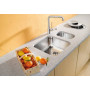 Кухонная мойка Blanco Supra 400-U 518201 нержавеющая сталь