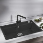 Смеситель для кухни Blanco Linus-S черный 526148