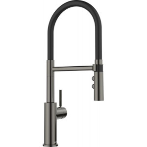 Смеситель для кухни BLANCO Catris-S Flexo Dark Steel матовый 527731