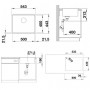Кухонная мойка Blanco SUBLINE 500-IF SteelFrame белый 524110
