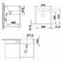 Кухонная мойка BLANCO SUBLINE 500-IF/A SteelFrame белый 524112