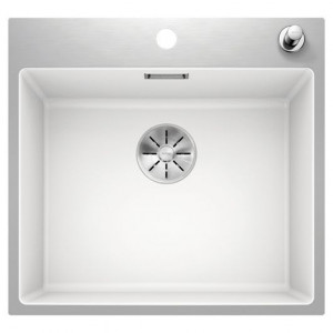 Кухонная мойка BLANCO SUBLINE 500-IF/A SteelFrame белый 524112 Кухонная мойка BLANCO SUBLINE 500-IF/A SteelFrame белый 524112