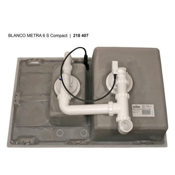 Кухонная мойка Blanco Metra 6 S Compact алюметаллик 513553