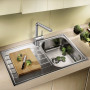 Смеситель для кухни Blanco Linus Dark Steel 527732