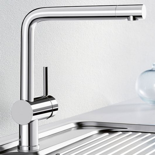 Смеситель для кухни Blanco Linus Dark Steel 527732