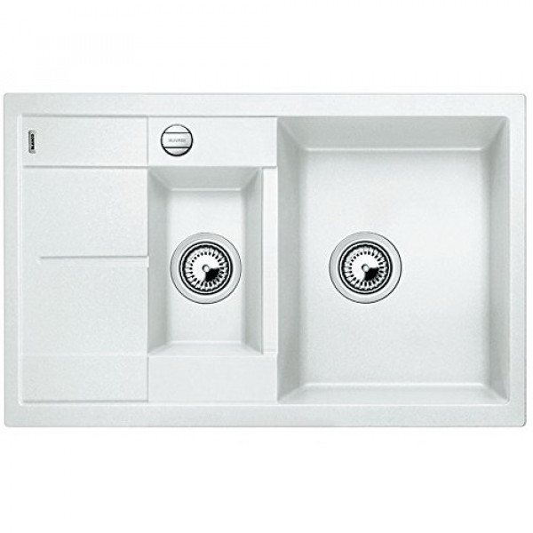 Кухонная мойка Blanco Metra 6S Compact Silgranit PuraDur белая 513468