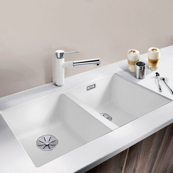 Кухонная мойка Blanco Subline 350/350-U белый 523578