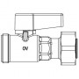Кран шаровой Oventrop Multidis SF 3/4" ВН для контурной гребёнки