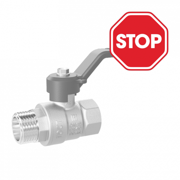 Кран шаровой LD Pride 1 1/4" 47.32.В-Н.Р