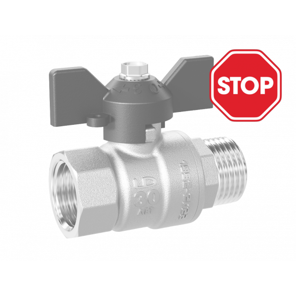 Кран шаровой LD Pride 1 1/4" 47.32.В-Н.Б