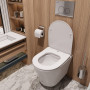 Унитаз подвесной Ceruttispa ADIGE Aria MW CT9245 безободковый (490х360х355) белый матовый, ТЕРМООБЖИГ (не плёнка)