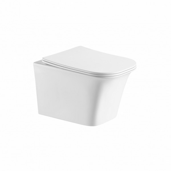 Унитаз подвесной Ceruttispa ARNO Aria CT7839 безободковый (490х360х350)