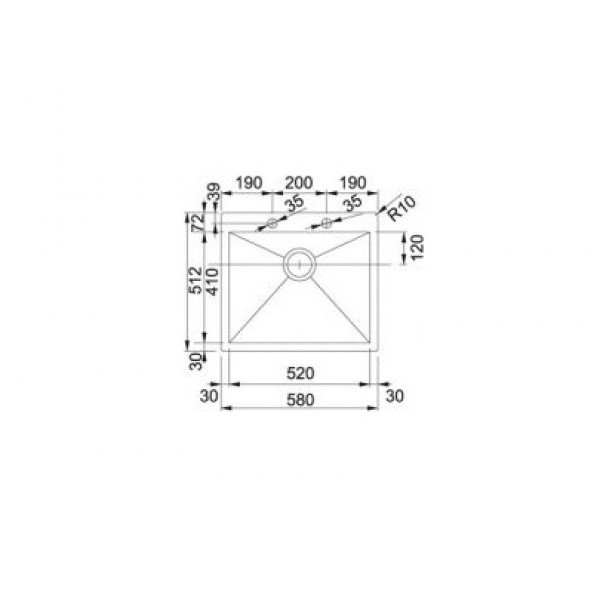 Мойка Franke Planar PPX 210-58 TL