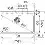 Мойка для кухни Franke MRG 610-73 Fragranite белый