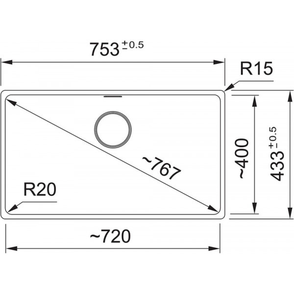 Мойка для кухни Franke MRG 210/110-72 белый
